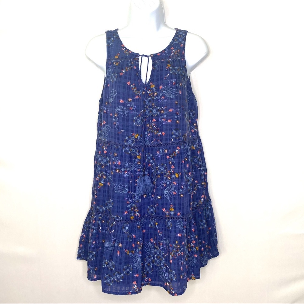 Wonderly Tunic‎ Peasant Babydoll Dress Top M